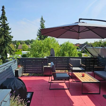 Dachnest Mit Terasse & Sauna Oerlinghausen Exteriér fotografie